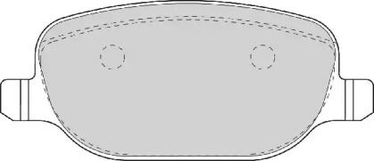 Комплект тормозных колодок (NECTO: FD6933A)