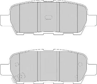 Комплект тормозных колодок (NECTO: FD7139A)