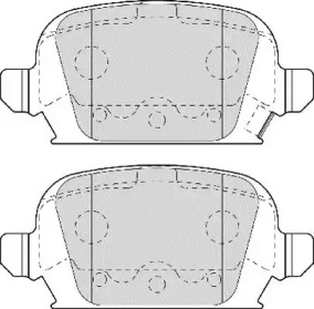 Комплект тормозных колодок (NECTO: FD7013A)