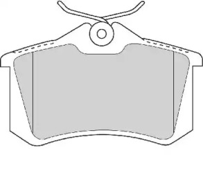 Комплект тормозных колодок (NECTO: FD7179A)