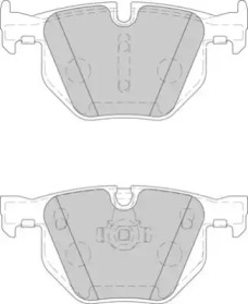 Комплект тормозных колодок (NECTO: FD7163A)