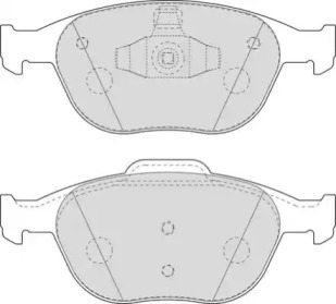 Комплект тормозных колодок (NECTO: FD7034V)