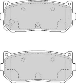 Комплект тормозных колодок (NECTO: FD7035A)