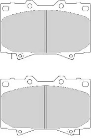Комплект тормозных колодок (NECTO: FD7052A)