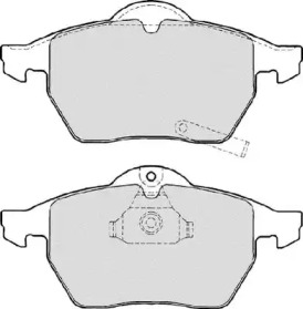 Комплект тормозных колодок (NECTO: FD7025A)