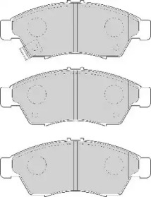 Комплект тормозных колодок (NECTO: FD7023A)