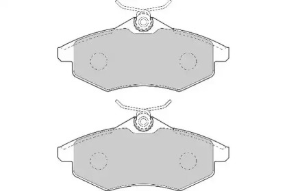 Комплект тормозных колодок (NECTO: FD7027A)