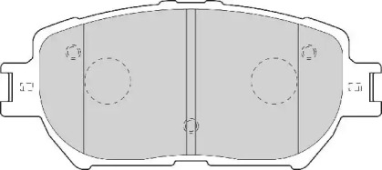 Комплект тормозных колодок (NECTO: FD7065A)