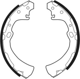 Комлект тормозных накладок (NECTO: N1465)