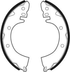 Комлект тормозных накладок (NECTO: N1453)