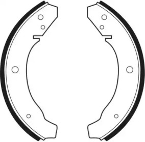 Комлект тормозных накладок (NECTO: N1555)