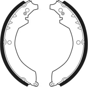 Комлект тормозных накладок (NECTO: N1569)