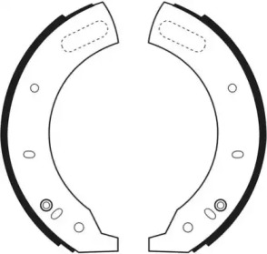 Комлект тормозных накладок (NECTO: N1577)