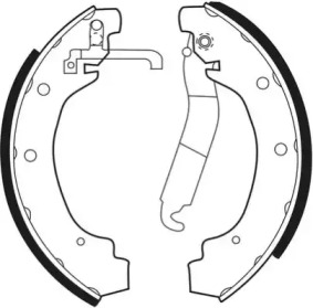 Комлект тормозных накладок (NECTO: N1341)