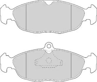 Комплект тормозных колодок (NECTO: FD6391N)