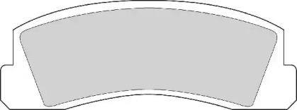 Комплект тормозных колодок (NECTO: FD825N)