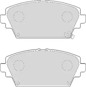 Комплект тормозных колодок (NECTO: FD6937N)