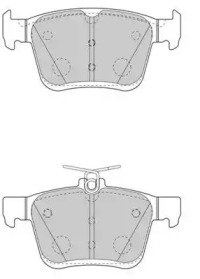 Комплект тормозных колодок (NECTO: FD7566A)