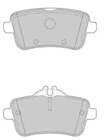 Комплект тормозных колодок (NECTO: FD7601A)