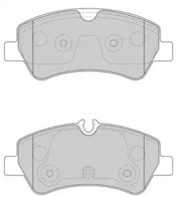 Комплект тормозных колодок (NECTO: FD7597V)