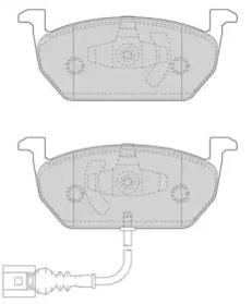 Комплект тормозных колодок (NECTO: FD7602A)