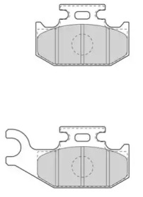 Комплект тормозных колодок (NECTO: FD7610A)