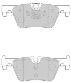 Комплект тормозных колодок (NECTO: FD7619A)