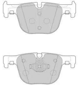 Комплект тормозных колодок (NECTO: FD7631A)