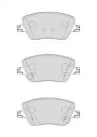 Комплект тормозных колодок (NECTO: FD7653A)