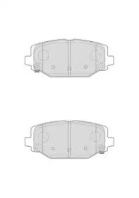 Комплект тормозных колодок (NECTO: FD7650A)