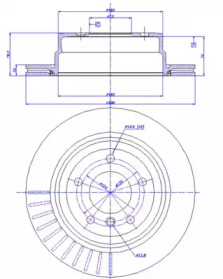 Тормозной диск (CAR: 142.1389)