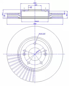 Тормозной диск (CAR: 142.1383)