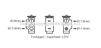 Клапан (AVA QUALITY COOLING: AI1373)