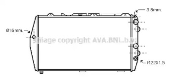 Теплообменник (AVA QUALITY COOLING: AI2046)