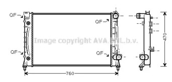 Теплообменник (AVA QUALITY COOLING: AI2158)