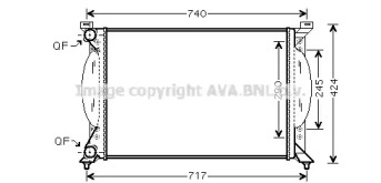 Теплообменник (AVA QUALITY COOLING: AI2201)