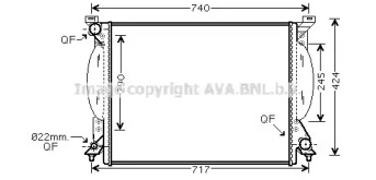 Теплообменник (AVA QUALITY COOLING: AI2204)