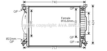 Теплообменник (AVA QUALITY COOLING: AI2205)