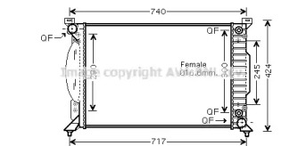 Теплообменник (AVA QUALITY COOLING: AI2229)