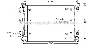 Теплообменник (AVA QUALITY COOLING: AI2231)