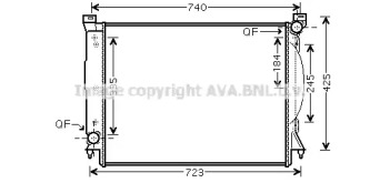 Теплообменник (AVA QUALITY COOLING: AI2245)