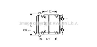 Теплообменник (AVA QUALITY COOLING: AI2257)