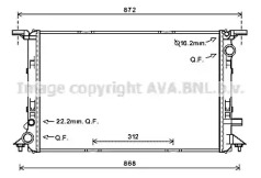 Теплообменник (AVA QUALITY COOLING: AI2363)