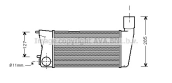 Теплообменник (AVA QUALITY COOLING: AI4068)