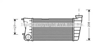 Теплообменник (AVA QUALITY COOLING: AI4133)