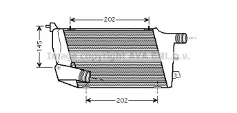 Теплообменник (AVA QUALITY COOLING: AI4217)