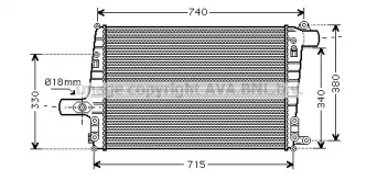 Теплообменник (AVA QUALITY COOLING: AI4259)