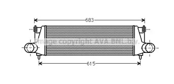 Теплообменник (AVA QUALITY COOLING: AI4307)