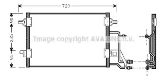 Конденсатор (AVA QUALITY COOLING: AI5140)