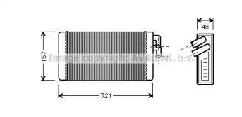 Теплообменник (AVA QUALITY COOLING: AI6052)